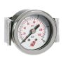 Manometr tablicowy aksjalny 0-12 bar z elementem montażowym C, G 1/4, 63 mm - 3