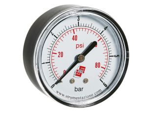 Manometr aksjalny 0-10 bar, G 1/4, 63 mm