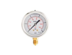 Manometr glicerynowy radialny 0-4 bar, G 1/4, 63 mm - image 2