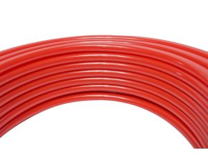 Przewód pneumatyczny PU poliuretanowy kalibrowany, fi 6x4 mm, czerwony (krążek 25 m) - image 2
