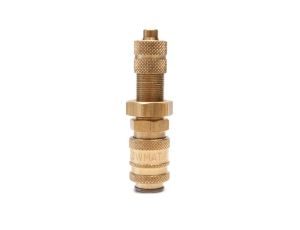 Szybkozłącze pneumatyczne DN2,7 typ 20, grodziowe skręcane do węża fi 6x4 mm, mosiądz