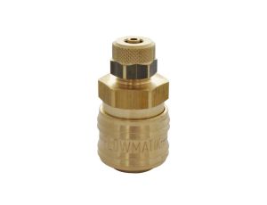 Szybkozłącze pneumatyczne DN7,2 typ 26, skręcane do węża fi 6x4 mm, mosiądz
