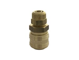 Szybkozłącze pneumatyczne DN7,2 typ 26, skręcane do węża fi 10x8 mm, mosiądz