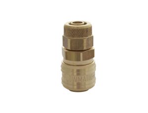 Szybkozłącze pneumatyczne DN7,2 typ 26, skręcane do węża fi 12x9 mm, mosiądz