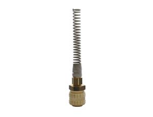Szybkozłącze pneumatyczne DN7,2 typ 26, skręcane do węża fi 8x6 mm ze sprężyną, mosiądz