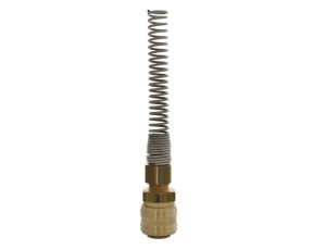 Szybkozłącze pneumatyczne DN7,2 typ 26, skręcane do węża fi 10x8 mm ze sprężyną, mosiądz