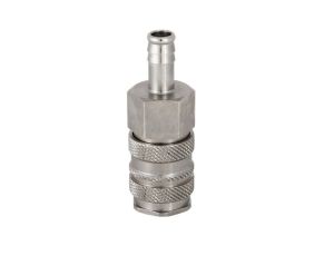 Szybkozłącze pneumatyczne DN10 typ 27, do węża fi 10 mm, gniazdo szybkozłącza, mosiądz/stal