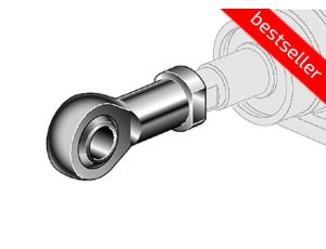 Końcówka prosta z przegubem kulowym M27x2 do siłownika D125, ISO15552/6431
