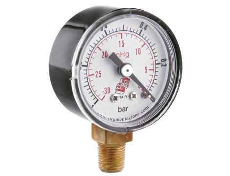 Wakuometr radialny -1/0 bar, G 1/4, 63 mm