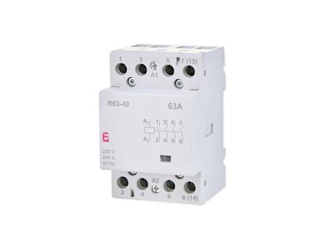 Stycznik modułowy 4Z 0R 40A 230V ETICON R63-40 002463450