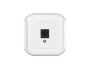 TOPAZ Gniazdo komputerowe RJ45 kat.5e krone LSA GTP-12T białe