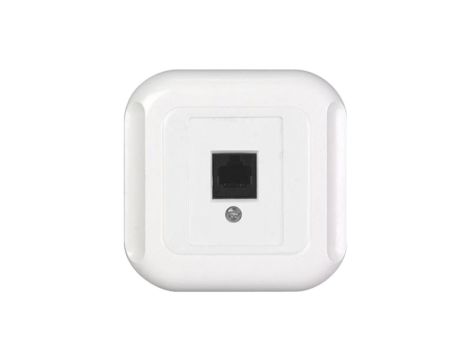 TOPAZ Gniazdo komputerowe RJ45 kat.5e krone LSA GTP-12T białe