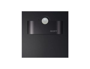 SKOFF TANGO SHORT Oprawa schodowa PIR 10V DC 0,8W neutralna czarna