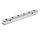 Listwa rozdzielająca gwintowana aluminiowa, kolektor 2 x G 1/4 GW - 2 x G 1/8 GW