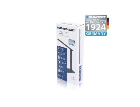 Blaupunkt Lampa Biurkowa LED 6W CCT czarna ściemnialna, z przełącznikiem barwy światła, BLAUPUNKT-LBB6CCT