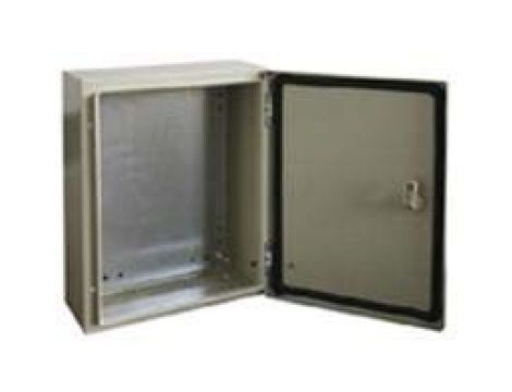 Szafka ścienna rozdzielcza Szary, materiał: Stal, IP66, 600 x 600 x 200mm, RS PRO
