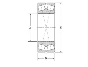 Łożysko baryłkowe dwurzędowe 10X22215 EA.W33.EE SNR 75 x 130 x 38 - image 2