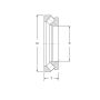 Łożysko oporowe baryłkowe 29340 E1 XL FAG, 200 x 340 x 85 - 4