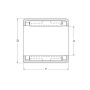Sprzęgło igiełkowe HF1416 L564 INA, 14 x 20 x 16 - 4