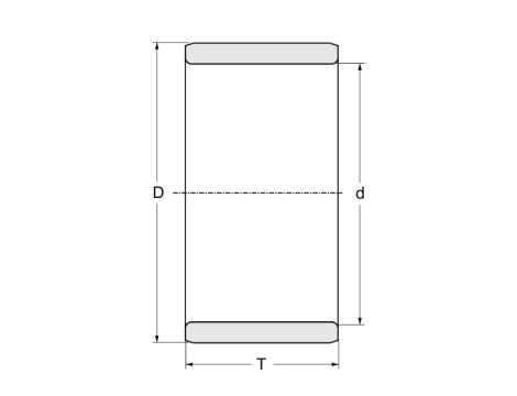 Pierścień wewnętrzny łożyska igiełkowego IR42X47X30 XL INA - 3