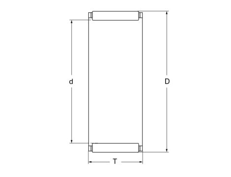 Złożenie igiełkowe K55X60X27 B/0 7 INA - 3
