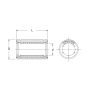 Tuleja toczna KBS50 PP INA, 50 x 75 x 100 - 4