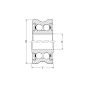Rolka profilowana LFR5208 40 2Z INA, 40 x 98 x 38 - 4