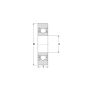 Rolka z otworem LR202 2RSR INA, 15 x 40 x 11 - 3
