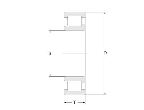 Łożysko walcowe jednorzędowe NJ.306.E.G15 SNR, 30 x 72 x 19 - 3
