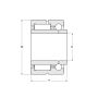 Łożysko kombinowane NKIB5913 XL INA 65 x 90 x 38 - 4