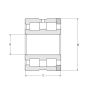 Łożysko walcowe dwurzędowe NN3010 D K TVP SP XL FAG, 50 x 80 x 23 - 4