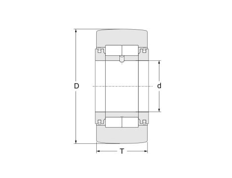 Rolka wałeczkowa NUTR2052 A INA, 20 x 52 x 25 - 2