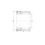 Łożysko kombinowane NX25 XL INA 25 x 37 x 30 - 3