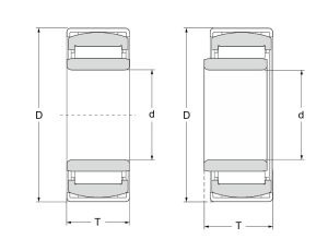 Łożysko igiełkowe PNA12/28 XL INA 12 x 28 x 12 - image 2