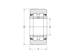 Rolka wałeczkowa PWTR25 2RS XL INA, 25 x 52 x 25 - image 2
