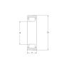Łożysko walcowe bez pierścienia wewnętrznego RNU 12044 S01 SNR, 3445 x 5146 x 17.5 - 4