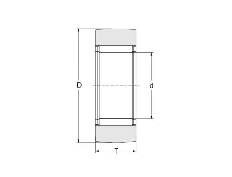 Rolka igiełkowa, bez pierścienia wewnętrznego RSTO15 INA, 20 x 35 x 11.8 - 3