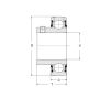Łożysko samonastawne US204 12G2 SNR, 195 x 47 x 25 - 4