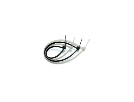 Opaski Zaciskowe, kablowe 200x2.5mm Trytki do Kabli 100szt. Czarne