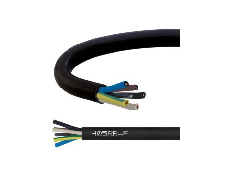 Przewód w gumie H05RR-F / OW 5x1,5 300/500V Elektrokabel /500m/