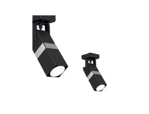 Kinkiet VIDAR BLACK/CHROME 1xGU10 MLP6285 Milagro