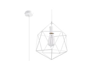 Lampa wisząca GASPARE biała