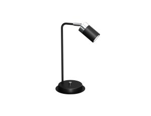 Lampka nocna JOKER BLACK/CHROME 1xGU10 MLP7749 Milagro