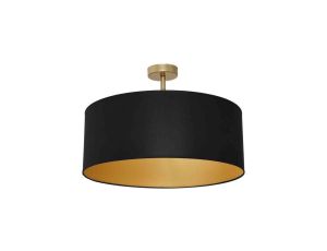 Lampa sufitowa BEN BLACK/GOLD 3xE27 MLP7021 Milagro