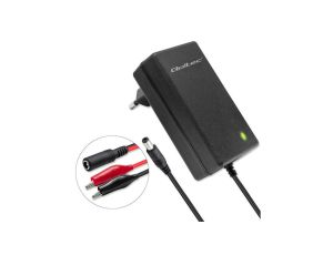 Qoltec Automatyczna ładowarka do akumulatora AGM GEL STD 6V 12V 1.5A Prostownik z sygnalizatorem LED