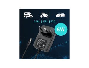 Automatyczna ładowarka do akumulatora AGM GEL STD 6V 1A Prostownik z sygnalizatorem LED
