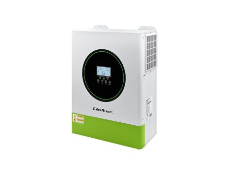 Qoltec Hybrydowy inwerter solarny Off-Grid 11000W 160A 48V MPPT BMS Sinus opcja Wi-Fi Power Factor 1.0
