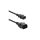 Qoltec Kabel zasilający do UPS IEC C13/C14 3x0.75mm 1m