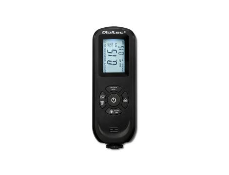 Qoltec Miernik grubości lakieru z podświetlanym bocznym wyświetlaczem LCD 0 ~ 2000um