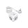 Qoltec Kostka zasilająca przedłużacz 6w1 z podświetlanym włącznikiem 3x AC 2x USB 1x USB-C PD 20W Biała Kabel 2m